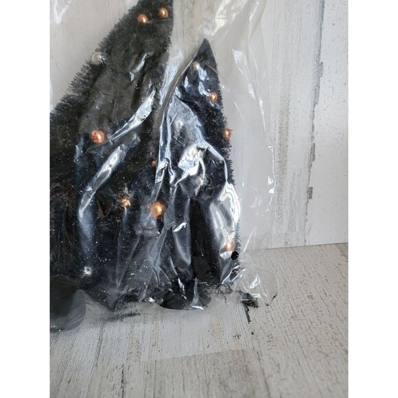 Dept 56 4033853 midnight sisals Halloween village tree set glitter - Picture 3 of 7